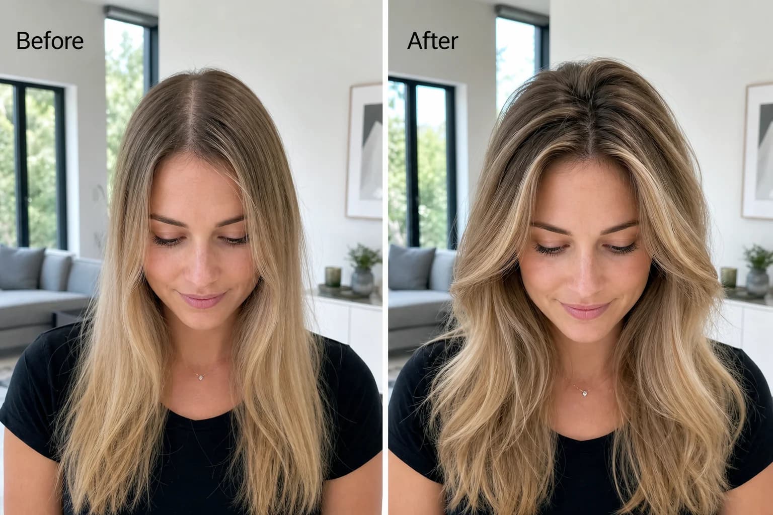 Before and after — Priya M.