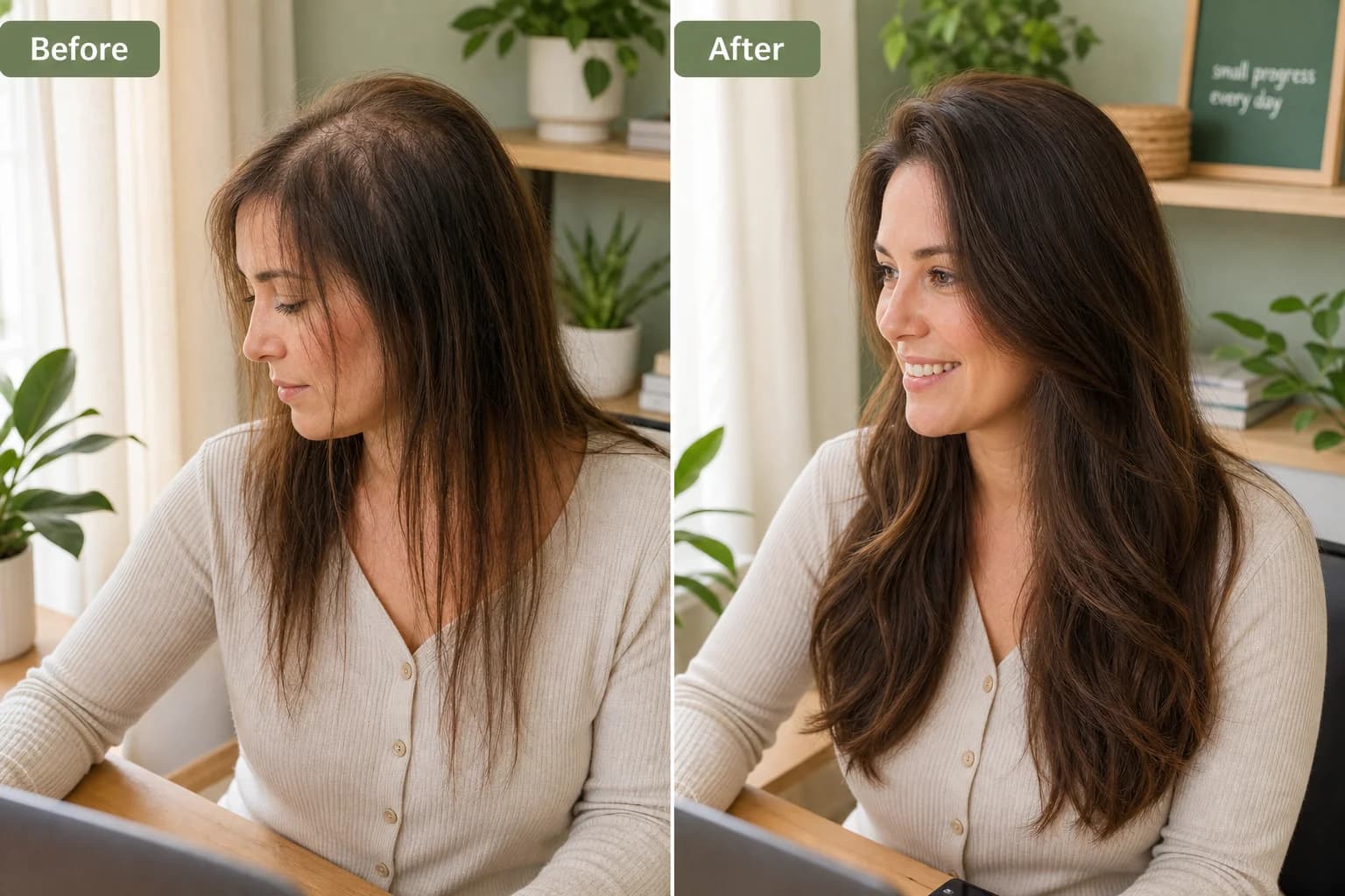 Before and after — Elena F.